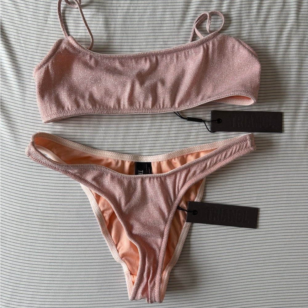 triangl swimwear Pink Bikini Set